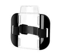 Ski pass holder, clear protection, waterproof wristband, card holder with adjustable elastic band and closure, for skiing, rafting, outdoor, travel, men and women