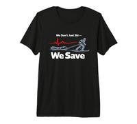 Ski Patrol Mountain Crew Snow Safety Rescue Team Pride Premium T-Shirt