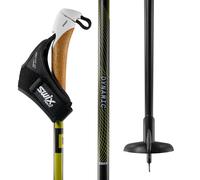 Ski poles Swix Dynamic D3 Carbon Noir 130 cm