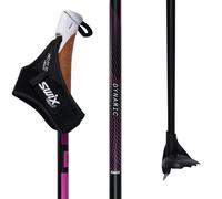 Ski poles Swix Dynamic D3 Carbon Pink Noir 130 cm