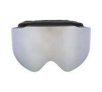 Ski Protective Goggles, PC Double Compatible Myopia Lenses Layered Anti Fog Sun Proof Multifunctional Snow Goggles for Snowboarding Snowmobile Dog Sledding Mountaineering (Black Silver)