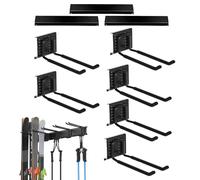 Ski Rack for Wall,Sturdy and Non-Slip Organizer | Wall Ski Storage | Indoor Outdoor Storage Solution Shed