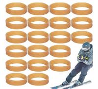 Ski Rubber Bands - 1.1x4.5cm 20X Ski Gear Brake Retainer, Snowboard Binding Straps, Durable Tuning Kit, Winter Sports Accessory | For Improving Safety Fun Performance During Skiing Snowboarding