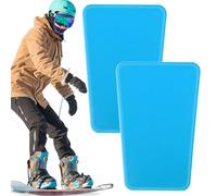 Ski Shin Guards | Lightweight Boot Liner Protector | 2 Piece Snowboard Shin Guards | For Men Women Snow Sports Skiing Snowboarding Football Games Outdoor