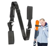 Ski Shoulder Strap, 120cm Adjustable Nylon Snowboard Sling | Padded EVA Binding Carrier Equipment 140g, Universal Transport Belt Designed For Carrying Skis Poles And Boards
