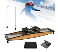 Ski Simulator Balance Trainer Machine, Home Fitness Equipment with Adjustable Resistance, Whole Body Muscle Shaping Cross Trainer for All Fitness Levels