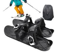 Ski Skates for Adults | Winter Short Skating Ski Shoes for Outdoor,Breathable Winter Snowshoes for Cold Weather Practice Travel Men Adults Beginners Athletes Outdoor Activities