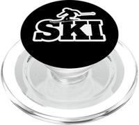 Ski Skier Skiing Vacation Lover Winter Sports Mountain Snow PopSockets PopGrip for MagSafe