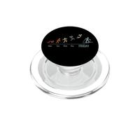 Ski Skiing Skiers Weekend Vintage Skier Ski PopSockets PopGrip for MagSafe