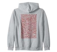 Ski Skilift Skiing Skiers Doodle-fun Skier Zip Hoodie