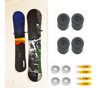 Ski/ Snowboard Storage Rack, Snowboard Display Rack, Wall Mount Storage Organizers, Floating Hanger Rack - Invisible Design - Hold 2 Snowboard - Screws and washer Included - Protect Snow Board
