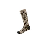 Ski socks Cairn SPIRIT J (BISCUIT LEOPARD) Child