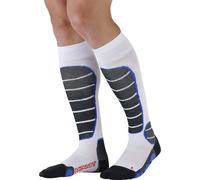 Ski Socks Monnet FREERIDE MID-CALF (BLUE WHITE RED)