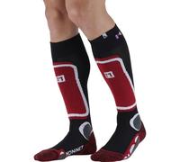 Ski socks Monnet MI-BAS BACKSIDE+ (ROUGE)