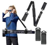Ski Strap, Adjustable Ski Carrier and Pole Straps, Adjustable Shoulder Ski Carrier Straps, with Padded Support, for Adults Boys Skiing Snowboarding, Winter Outdoor Activities
