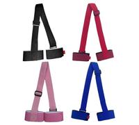 Ski Strap & Pole Carrier - 4Pcs Ski Straps for Carrying, Adjustable Shoulder Carrier Lash Handle Straps with Cushioned Fastener Tape Strap Loop, Effortlessly Transport Your Ski Gear Everywhere You Go