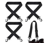 Ski Straps For Carrying - Ski Carrier Strap, 4 Pieces Nylon Skates Transportation Straps | Adjustable Boot Carrier For Mountain Trip Camping Hiking Outdoor Winter Snowboard Skiing