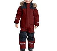 Ski Suits for Kids Overalls Onesie Windproof Waterproof All in One Shell Suit Boys Grils Insulated Warm Hooded Snowsuit Kid Winter Ski Jumpsuit Thermal Snow Trousers Jacket Set Outdoor