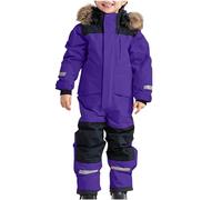 Ski Suits for Kids Overalls Onesie Windproof Waterproof All in One Shell Suit Boys Grils Insulated Warm Hooded Snowsuit Kid Winter Ski Jumpsuit Thermal Snow Trousers Jacket Set Outdoor