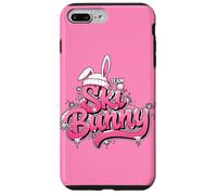 Ski Team Snow Bunny Ear Pink Graffiti Funny Skiing Design Case for iPhone 7 Plus/8 Plus