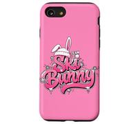 Ski Team Snow Bunny Ear Pink Graffiti Funny Skiing Design Case for iPhone SE (2020) / 7/8