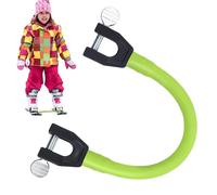 Ski Tip Connector for Kids, Ski Board Connector for Beginners |.Portable Ski Training Aid Stainless Steel Easy Ski Training Equipment Ski Learning Aid