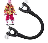 Ski Tip Connector for Snowboarding, Ski Trainer for Ski Lessons Portable Stainless Steel Ski Training Tool Easy for Ski Training Equipment