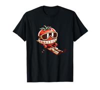 Ski Tomato with Goggles Cute Apres Ski Mountain T-Shirt