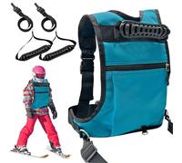 Ski Training Harness - Snowboarding Trainer Harness | Ski Straps For Carrying, Shock Absorbing Harnesss, Easy Lift Handle Skiing Strap For Boys, Girls, Children, Kids, Beginners Fors Skiing