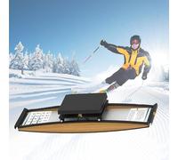 Ski Training Machine, 3D Cross Trainer, Ski Training Device, Indoor Simulation Ski/Rowing Aerobic Equipment,Waist Training Ski Simulator, for Boosting Endurance, Balance