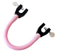Ski Training Tip Connector with Bungee Cord for Snowboard Clip and Holder Plastic Snowboard Connector for Beginner Skiers Learning Control and Balance(Pink)
