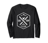 Ski Trip Bad Decisions Club Winter Vacation Party Long Sleeve T-Shirt