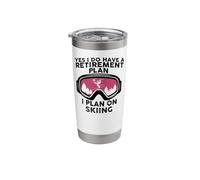 Ski Trip Skiing Retired Stainless Steel Insulated Tumbler