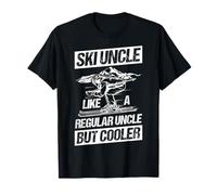 Ski Uncle LIKE A REGULAR Uncle BUT COOLER Ski Wintersport T-Shirt