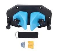 Ski Wall Rack, Ski Wall Mount Holder with Gravity Locking Design, Universal ABS Snowboard Wall Bracket for Garage Home Storage, Space Saving Ski Storage Rack