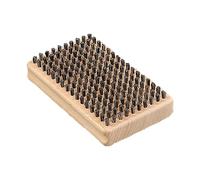 Ski Wax Brush, Hand-Operated Brush, Ski Cleaning Tool, Snowboard Wax Scraper, Brass Wire Ski Brush, Nylon Bristle Brush, Horsehair Wire Brush, Ski Maintenance Tool, Compact Ski Brush for Women Men
