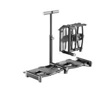 Ski Workout Indoor Machine，Portable Pedal Exerciser，Leg Trainer and Pelvic Floor Exerciser Thigh and Hip Training Equipment for Home Fitness with Handle (grey)