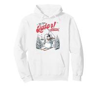 Ski You Later Snowman Lake Tahoe Vacation Winter Trip Skiing Pullover Hoodie