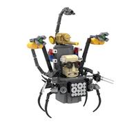 Skibid Toilet Enhanced Scientist Man Building Toys Set,Skibid G-Man Skeleton Toilet Building Blocks,Toilet Creative Holiday Birthday Gift For Children and Titan Fans C