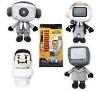 SKIBIDI 1320 Large PDQ Mystery Figures Plush, All-New Collectibles, Officially Licensed Toilet Merch, Multicolour