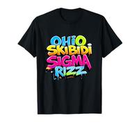 Skibidi Rizz Ohio Sigma Funny Rizzler Gift Graffiti T-Shirt