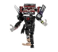 Skibidi Toilet Block TV Man Zombie Series Skibidi Toilet Block Toy Hobby Blocks Collectible Net Anime Building Blocks Collectible Children's Day Gift (Zombie TV guy)