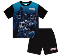 SKIBIDI TOILET Boys Pyjamas Set Kids Short Sleeve Top & Shorts Nightwear Ages 7-13 Years (7-8) Black