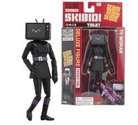 Skibidi Toilet Deluxe Figure TV Woman, Collectible Figures, Officially Licensed Toilet Merch, Black