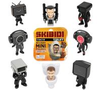 SKIBIDI TOILET Mystery Figures, Collectible Figures, Officially Licensed Toilet Merch, One supplied at random, STYLES MAY VARY, Black