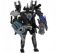 Skibidi Toilet Titan Building Blocks Toy Cameraman Speakerman Clock TV Man Monitor Action Figure Model Horror Game Multiverse Upgraded Adults Kids Fans Collectible Animation Birthday Gift C