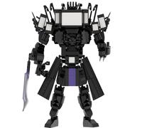Skibidi Toilet Titan Building Blocks Toy Cameraman Speakerman Clock TV Man Monitor Action Figure Model Horror Game Multiverse Upgraded Adults Kids Fans Collectible Animation Birthday Gift A