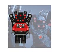 Skibidi Toilet Titan Speaker Man Building Blocks Toy Model Kit Abs Plastic Gift