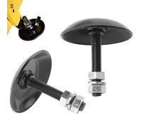 Skid Kit Plow Accessory - 1.27x33.02cm Heavy Duty Steel,ATV Snows Plow Replacement Parts - Snow Plough Attachments for ATV Balconies Terraces Walkway Pathway Outdoor Garden Porch Yard