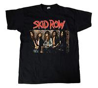 Skid Row Band Group Photo Black Men Men T Shirt